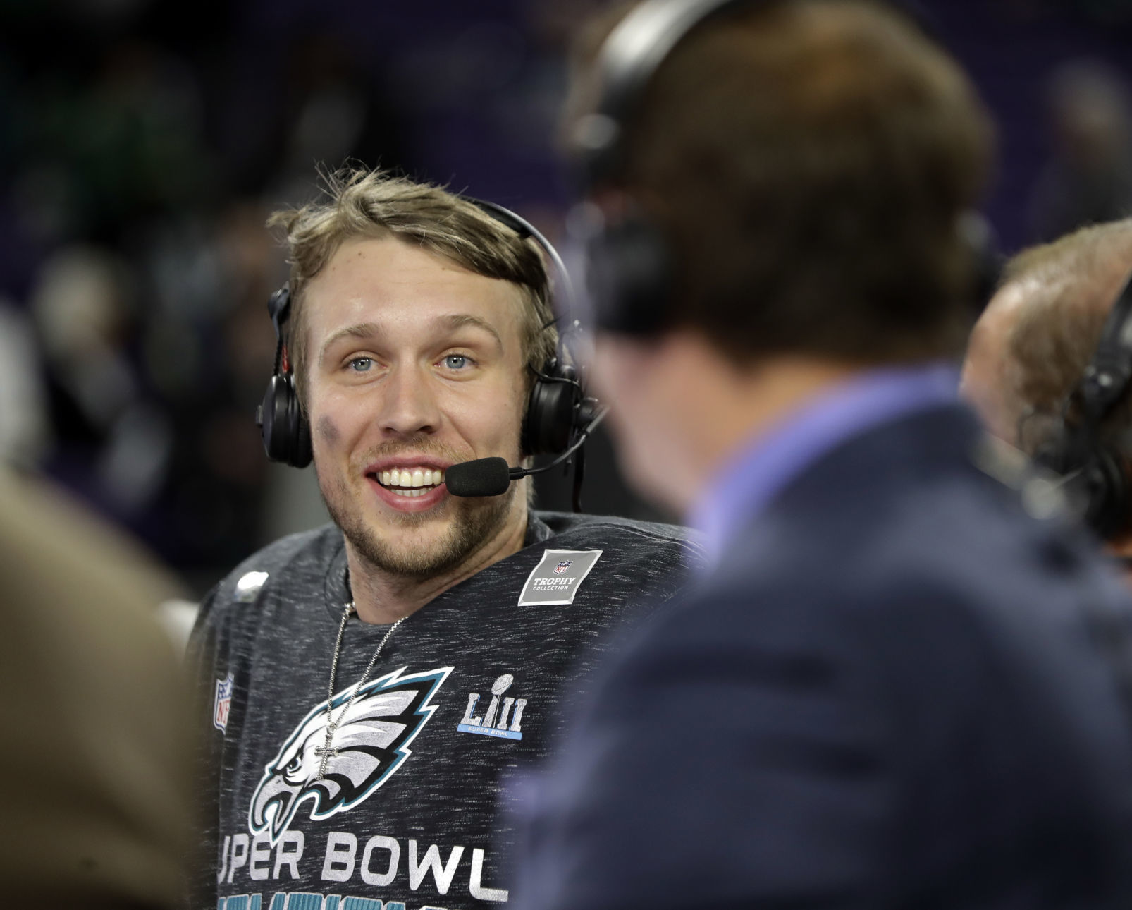 Eagles Patriots Super Bowl Football